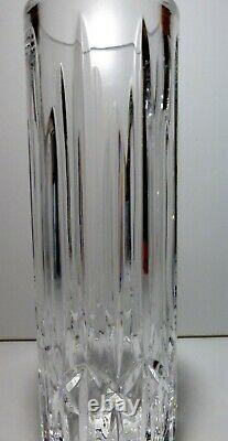 VINTAGE Waterford Crystal CARLOW (1993-2002) Straight Vase 12 MADE IRELAND