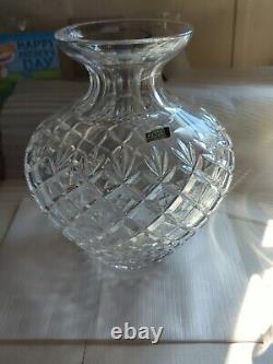 VIOLETTA Crystal 10.5 Vase Hand cut 24 Percent Lead Crystal Vase Made In Poland