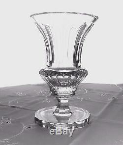 Varga Art Crystal Signed Versailles Large 12 Vase Hand Cut in Hungary