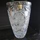 Varsovia Hand-cut Polish Crystal Vase Fine Quality No Cracks