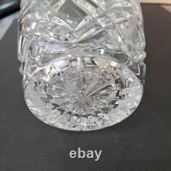 Varsovia Hand-Cut Polish Crystal Vase Fine Quality No Cracks