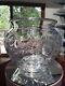 Vase Jardiniere American Brilliant Period Crystal Glass Cut Flowers Pairpoint