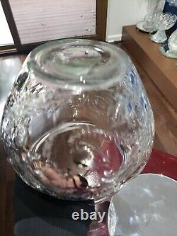 Vase Jardiniere American Brilliant Period Crystal Glass Cut Flowers Pairpoint