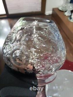 Vase Jardiniere American Brilliant Period Crystal Glass Cut Flowers Pairpoint