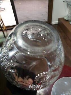 Vase Jardiniere American Brilliant Period Crystal Glass Cut Flowers Pairpoint