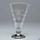 Very Fine T. G. Hawkes Fine Cut & Engraved Phoenix Vase Withsterling Silver Base