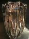Very Large And Heavy St. Louis Cut Crystal Vase 8 Tall, Signed