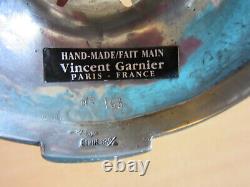 Vincent Garnier, France No 163 cut crystal tall case in fancy base 15.5