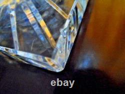 Vintage 1970's Waterford Crystal Class Footed Vase Master Cut Signed
