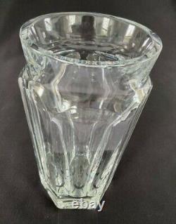 Vintage Baccarat large 6-3/4 tall NELLY cut crystal signed Vase EXC