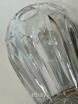 Vintage Bleikristall 24% Cut Crystal Bavaria Germany Vase, 8 1/4 Tall, 7 Wide