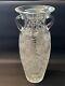 Vintage Cut Crystal Large Urn Vase Withhandles, 15 1/4 Tall, 7 Widest