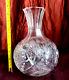 Vintage Large Abp Cut Glass Crystal Vase Lorraine Pattern American Brilliant