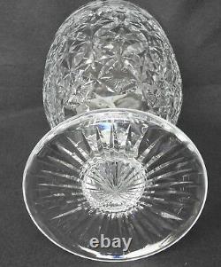 Vintage Large Thomas Webb England Cut Crystal Vase with Pagoda Art Numbered with Box