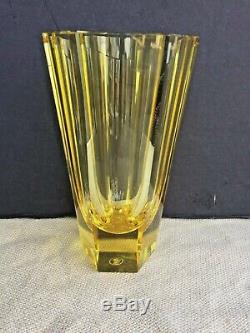 Vintage Moser Cut Crystal Vase
