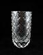 Vintage Orrefors Berit Johanson Rare Haga Cut Diamond Crystal Vase