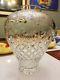 Vintage Rogaska Gallia Clear Cut Crystal 10 Inch Large Heavy Footed Vase
