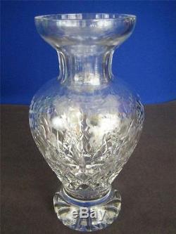 Vintage ROGASKA GALLIA Clear Cut Crystal 14 Large Heavy Footed Vase
