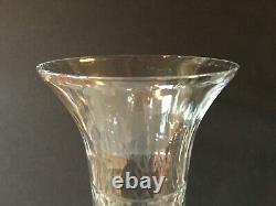 Vintage Sheffield #628 Tall Sterling Silver & Cut Crystal Glass Flair Vase