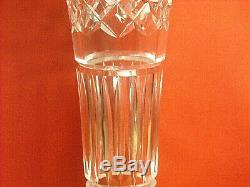 Vintage Signed HAWKES Cut Glass 12 Tall Crystal Vase with Sterling Silver Base