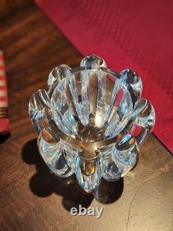 Vintage Signed Steuben Crystal Lotus Cigar Jar Custom Order Or Cut Down Vase