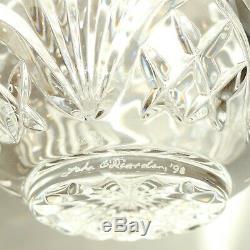 Vintage Signed Waterford 1998 Mothers Day Cut Crystal Vase Original Box Bouquet