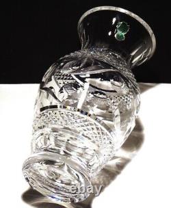Vintage Waterford Crystal Master Cutter 9 Vase 202/407 Made In Ireland