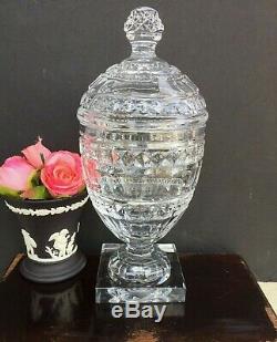 Vintage William Yeoward Cut Crystal Jar Vase