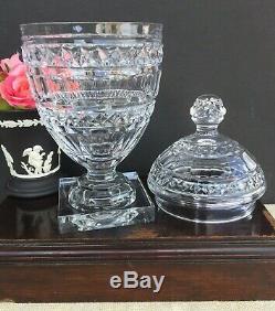 Vintage William Yeoward Cut Crystal Jar Vase