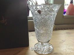 Vintage cut glass Waterford Irish crystal vase never used with labels