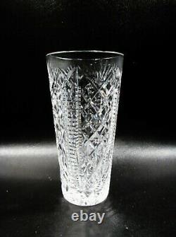 Vtg Waterford Crystal Ireland 8 Clare Cut Glass Flower Vase