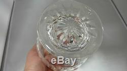 WATERFORD Crystal Clear Cut Glass Round Bowl Vase OR CANDLE HOLDER 6 3/4