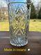 Waterford Crystal Clear Cut Pineapple & Diamond Archive Vase 8 Tall With Tag