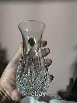 WATERFORD Crystal Lismore Bud base/ Carafe Cut Lead Crystal 6' Vase with box