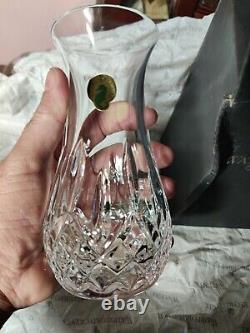 WATERFORD Crystal Lismore Bud base/ Carafe Cut Lead Crystal 6' Vase with box