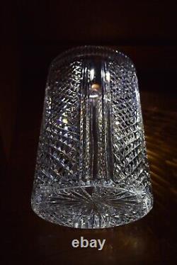 WATERFORD Crystal Vase Large Crystal Vase RARE Tall Oval Cylindrical -STUNNING