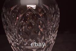 WATERFORD GIFTWARE Cut Crystal 9 Footed Vase Signed DISCONTINUED Scalloped