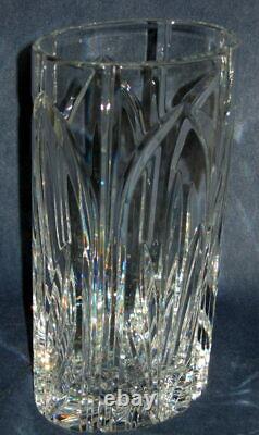 Waterford Clear Cut Crystal 8 Castleton Oval Vase Beautiful, Signed