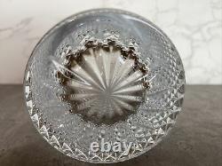 Waterford Crystal 10 Alana Vase Retired NEW With Tags! Diamond Cut Cylinder