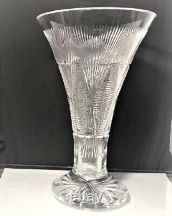 Waterford Crystal 14 Rare Flower Vase Only 100 Made. This Is #5 Of The 100