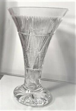 Waterford Crystal 14 Rare Flower Vase Only 100 Made. This Is #5 Of The 100