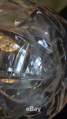 Waterford Crystal 7 Tralee Vase Signed Etched CUT GLASS