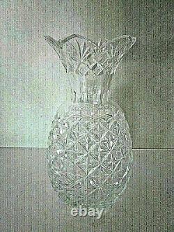 Waterford Crystal 8 1/4 Heavy Cut Pineapple Vase