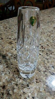 Waterford Crystal Aoife Diamond Cut Glass Clear 8 Stem Vase Bnib
