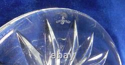 Waterford Crystal Balmoral Flower Vase, 12 by 7 Footed, Cut Glass, VG