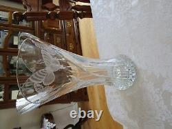 Waterford Crystal Butterflies 12 Vase by David Boyce Limited Ed Signed XLNT