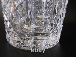 Waterford Crystal Clare Cut Pineapple & Diamond Skyshell Vase 12 Signed Mint
