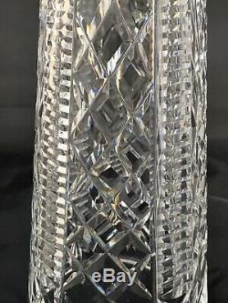 Waterford Crystal Clare Irish Lead Crystal Vase, 8, Full Lead Hand Cut Crystal