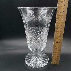Waterford Crystal Colleen Footed Vase 8.5 Short Stem Cut Ireland Vintage