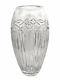 Waterford Crystal Dolmen Large Floral Vase 13 In Braid Star Cuts
